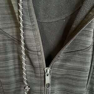 Athleta, full zip, hooded, thumb holes,  jacket, women's size M